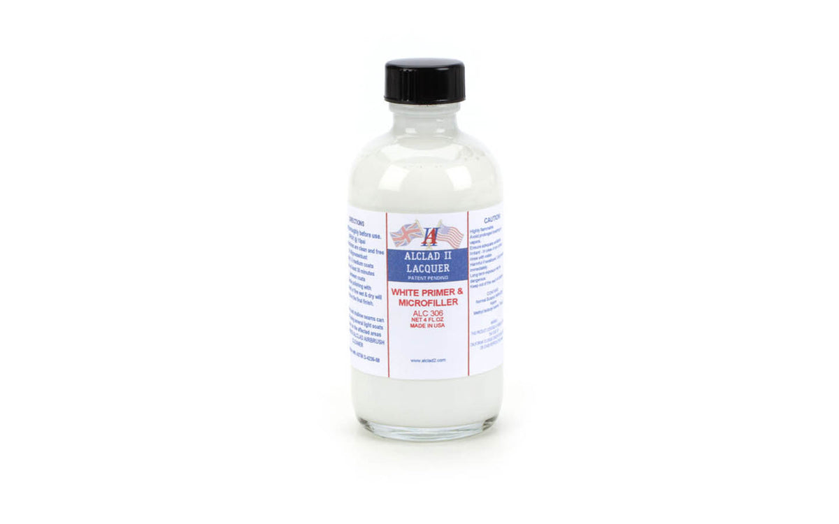 Alclad II ALC306 White Primer and Microfiller 4 oz alternate exact product view
