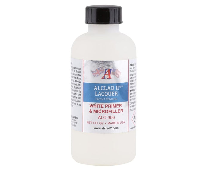 Alclad II ALC306 White Primer and Microfiller 4 oz exact product view
