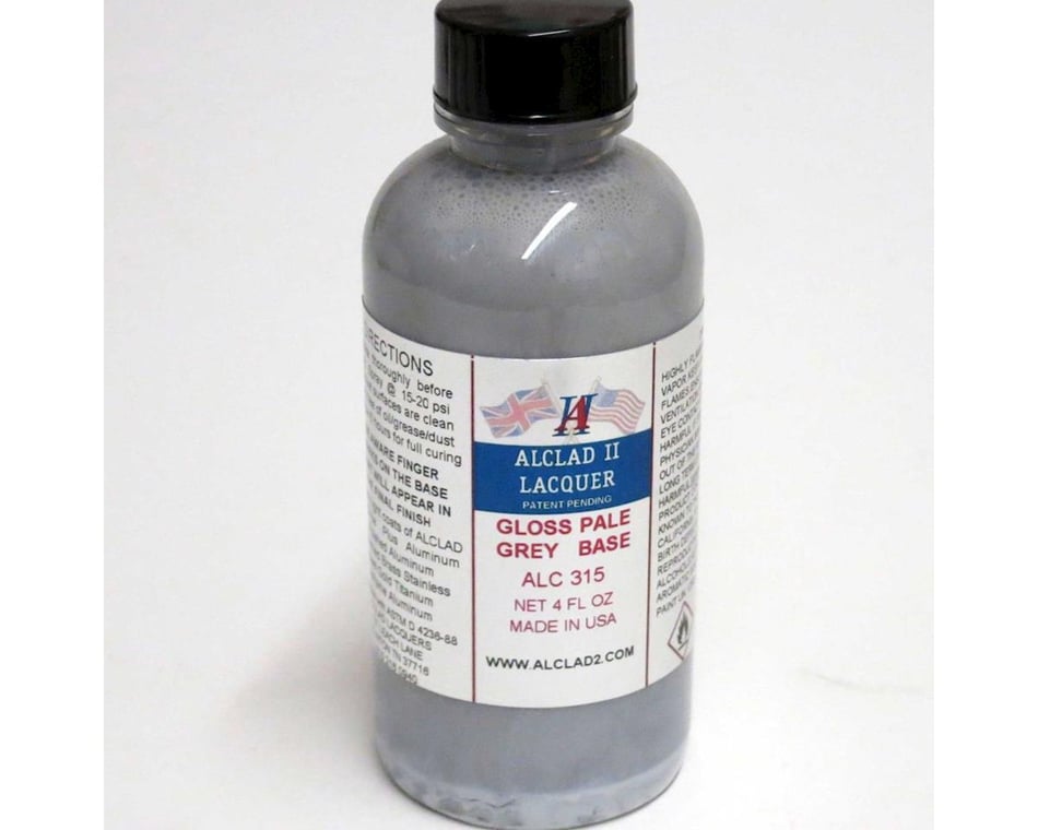 Alclad II ALC315 Gloss Pale Grey Base 4 oz exact product view