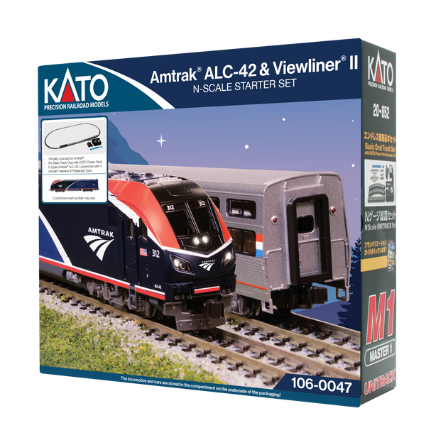 N Amtrak ALC-42 & Viewliner II Starter Set (106-0047) exact product view 1
