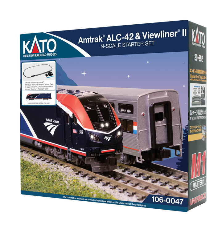 N Amtrak ALC-42 & Viewliner II Starter Set (106-0047) exact product view 1
