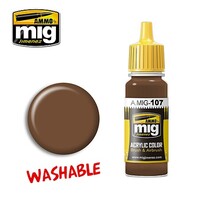Ammo Washable Earth (17ml bottle) — exact AMMO by Mig Jimenez product image