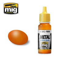 Ammo Orange Metallic color (17ml bottle) — exact AMMO by Mig Jimenez product image