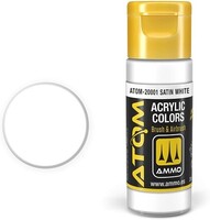 Ammo Atom Color Satin White 20ml — exact product view