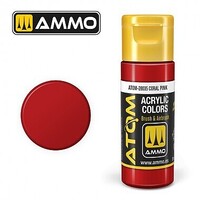 Ammo Atom Color - Coral Pink 20ml Bottle — exact product view