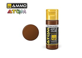 Ammo Atom Color - Clay Brown 20ml Bottle — exact product view