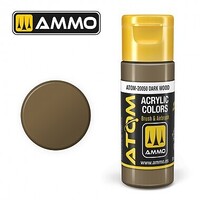 Ammo Atom Color - Dark Wood 20ml Bottle — exact product view