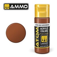 Ammo Atom Color - Earth Brown 20ml Bottle — exact product view