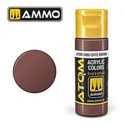 Ammo Atom Color - Coffee Brown 20ml Bottle — exact product view