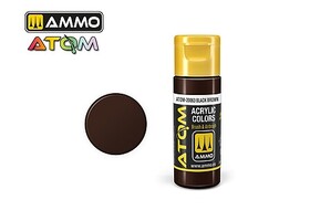 Ammo Atom Color - Black Brown 20ml Bottle — exact product view