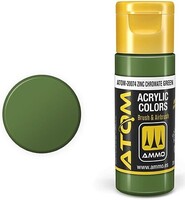 Ammo Atom Color - Zinc Chromate Green 20ml Bottle — exact product view