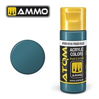 Ammo Atom Color - French Blue 20ml Bottle — exact product view