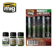 Ammo Humidity and Wet Effect Colors (three 35ml bottles) — exact AMMO by Mig Jimenez product image