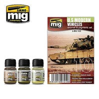Ammo US Modern Vehicle Colors (three 35ml bottles) — exact product view
