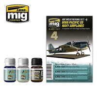 Ammo WWII Pacific US Navy Airplane colors (three 35ml) — exact product view