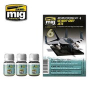 Ammo US Navy Grey Jet Colors (three 35ml bottles) — exact AMMO by Mig Jimenez product image