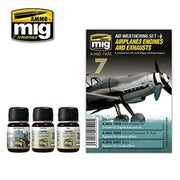 Ammo Airplanes Engine and Exhaust Colors (three 35ml) — exact AMMO by Mig Jimenez product image