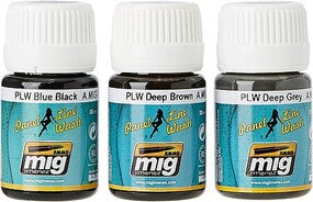 Ammo Metallic Airplane & Jet Colors (three 35ml bottles) — exact AMMO by Mig Jimenez product image