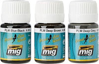 Ammo Metallic Airplane & Jet Colors (three 35ml bottles) — exact AMMO by Mig Jimenez product image