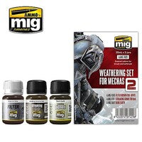 Ammo Weathering Set for Mechas (three 35ml bottles) — exact product view