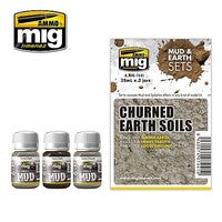 Ammo Churned Earth Soil colors (three 35ml Bottles) — exact product view