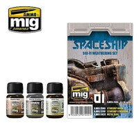 Ammo Spaceship Sci-Fi Weathering Set (three 35ml) — exact product view