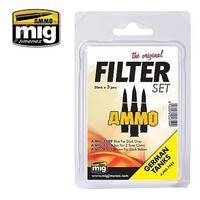 Ammo German Tanks Filter Enamel Paint Set (3 Colors) 35ml Bottles — exact AMMO by Mig Jimenez product image