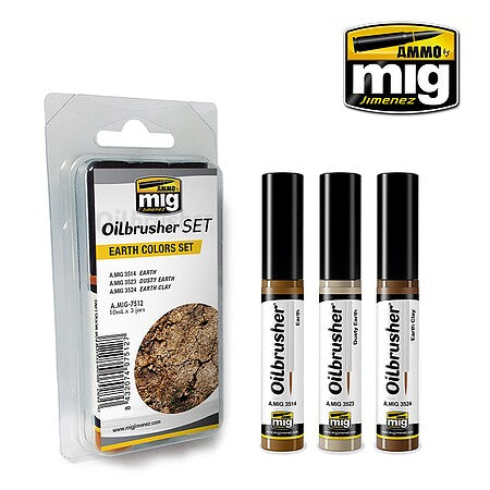 AMMO Oilbrusher Dusty Earth – A.MIG-3523 product image