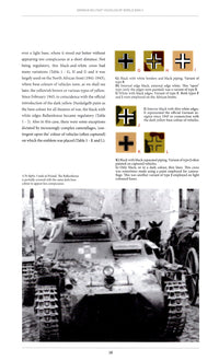 Panzer DNA sample page 16 showing historical national vehicle markings