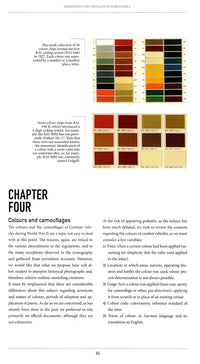 Panzer DNA sample page 62 with vehicle camouflage color references