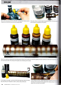Railway Modeling sample page 90 demonstrating oil-tank-car rust and weathering