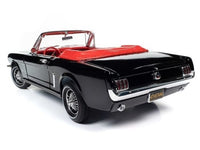 American Muscle AMM1312 Raven Black Mustang Convertible detail