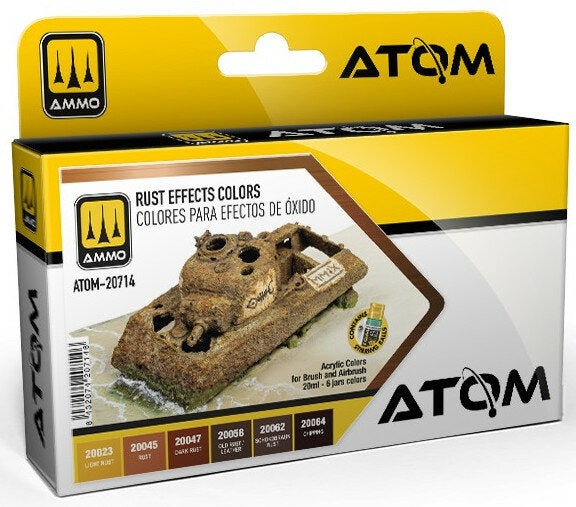 AMMO by Mig Jimenez ATOM-20714 Rust Effects Colors set