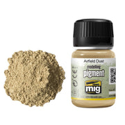 AMMO by Mig Jimenez 3011 Airfield Dust 35 ml actual pigment jar and loose pigment