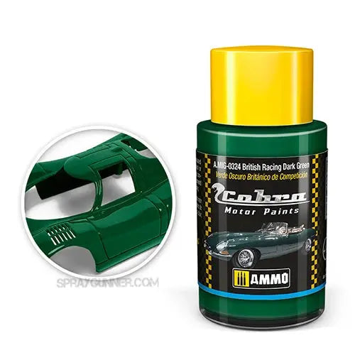 AMMO by Mig Jimenez A.MIG-0324 Cobra Motor British Racing Dark Green paint, 30 ml