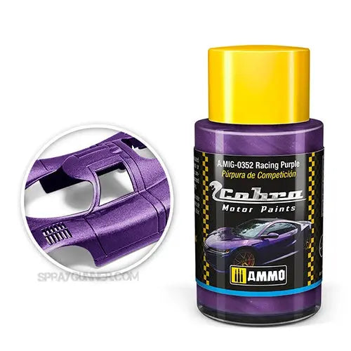 AMMO by Mig Jimenez A.MIG-0352 Cobra Motor Racing Purple metallic paint, 30 ml