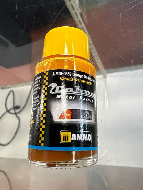 AMMO A.MIG-0359 Cobra Motor Orange Transparent 30 mL model paint