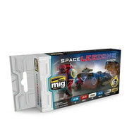 AMMO by Mig Jimenez A.MIG-7153 Space Legions six-color paint set packaging