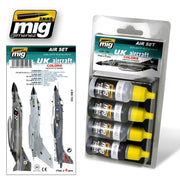 AMMO by Mig Jimenez A.MIG-7203 UK Aircraft Colors paint set, 4 × 17 mL