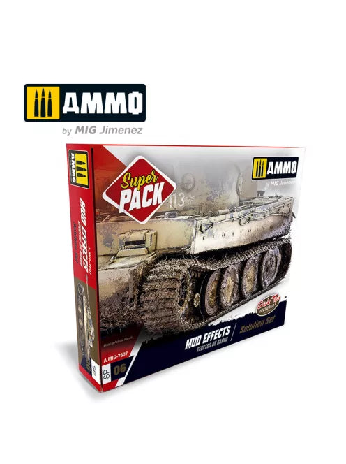 AMMO by Mig Jimenez A.MIG-7807 Mud Effects Solution Set box
