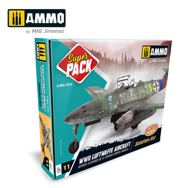 AMMO A.MIG-7812 WWII Luftwaffe Aircraft Super Pack box