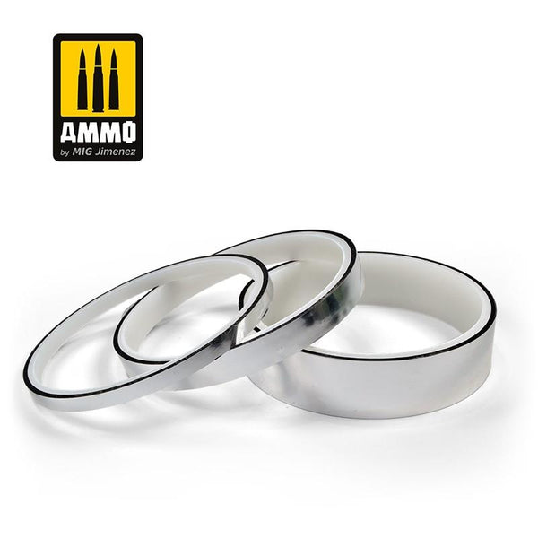 AMMO by Mig Jimenez A.MIG-8254 Chrome Tape, 20 mm × 10 m