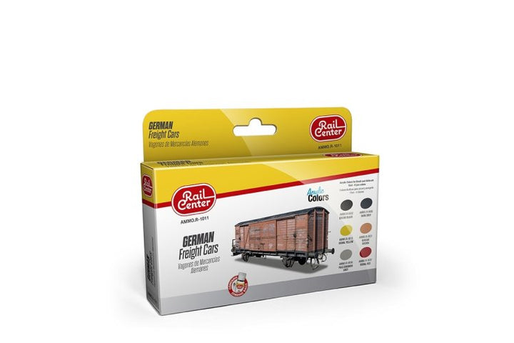 AMMO by Mig Jimenez R-1011 German Freight Cars Rail Center acrylic paint set