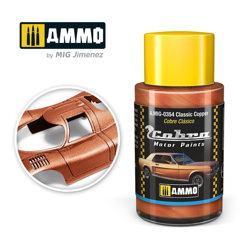 AMMO by Mig Jimenez Cobra Motor Classic Copper A.MIG-0354 model paint