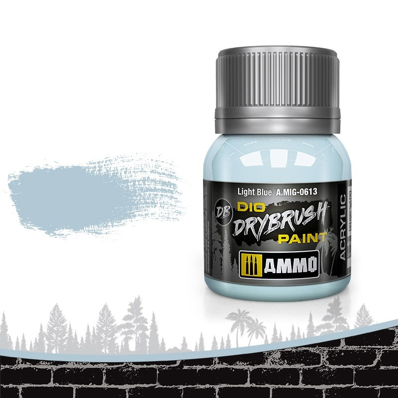 AMMO by Mig Jimenez A.MIG-0613 Light Blue Drybrush paint 40 ml