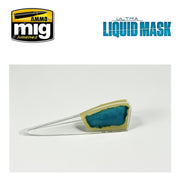 AMMO Ultra Liquid Mask manufacturer example of a masked canopy; model part not included