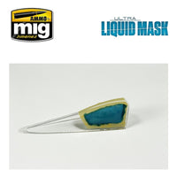 AMMO Ultra Liquid Mask manufacturer example of a masked canopy; model part not included