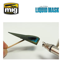 AMMO Ultra Liquid Mask manufacturer airbrushing demonstration; model and tools not included