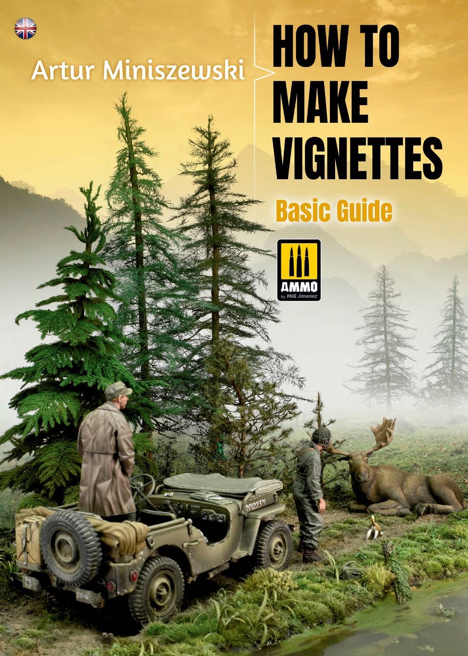 AMMO A.MIG-6138 How to Make Vignettes Basic Guide English book by Artur Miniszewski