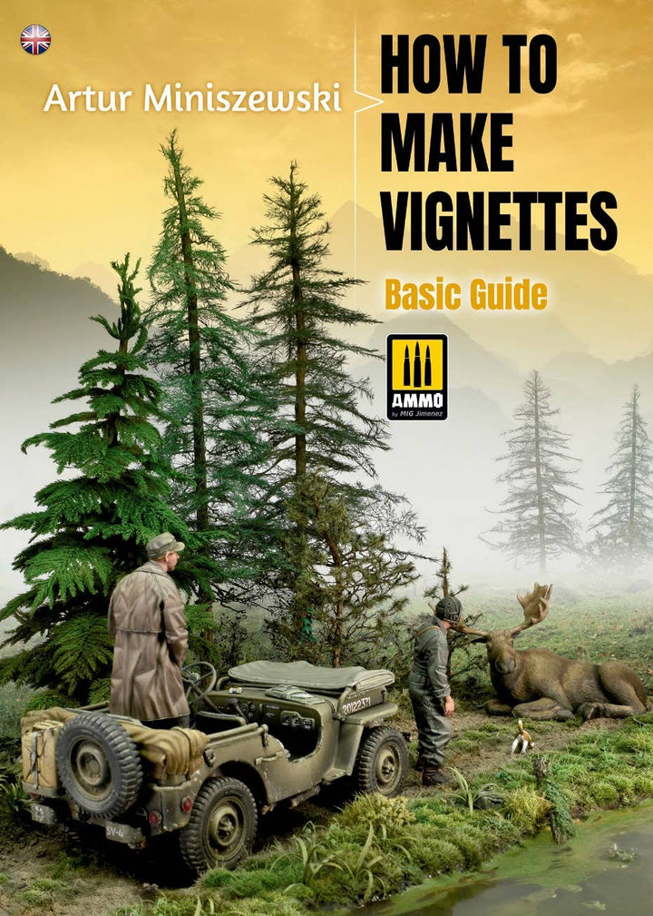 AMMO A.MIG-6138 How to Make Vignettes Basic Guide English book by Artur Miniszewski